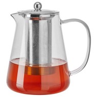 Chaleira 950ml De Vidro Borossilicato Com Infusor